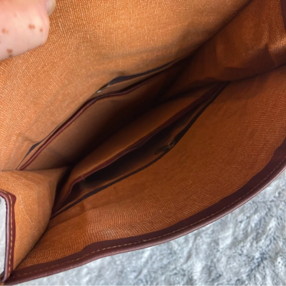 Roll Top Backpack Rucksack Rolling Bag Travel Bikers Genuine Leather Bag